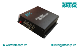 Bộ thu phát tín hiệu Video sang Quang 8 Kênh (NMC-S8V Series)